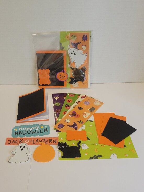 Other - Kid's Halloween Junk Journal Ephemera Pack (Lot of 2) Handmade